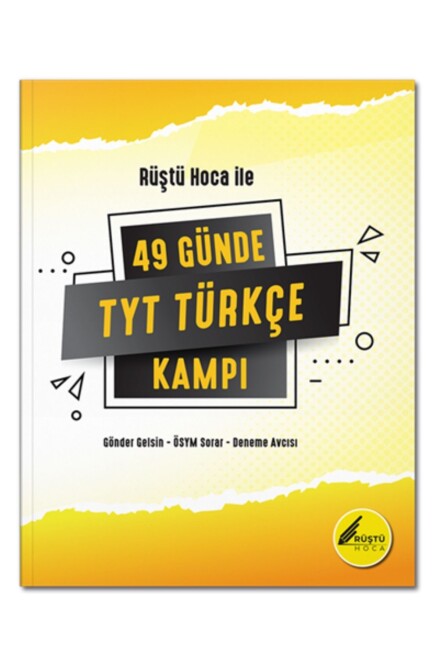 49 Günde TYT TÜRKÇE KAMPI RÜŞTÜ HOCA ile - REHBER MATEMATİK