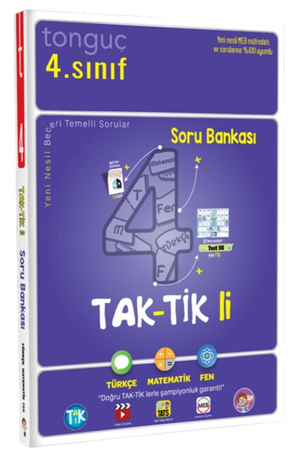 TONGUÇ 4.Sınıf TAKTİKLİ Soru Bankası - TONGUÇ YAYINLARI