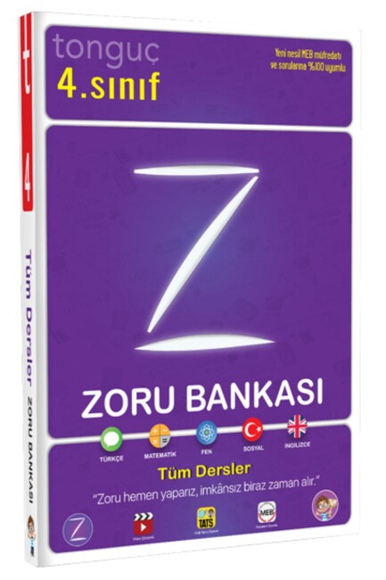 TONGUÇ 4.Sınıf TÜM DERSLER ZORU BANKASI - TONGUÇ YAYINLARI
