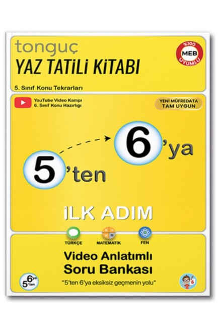 TONGUÇ 5 ten 6 ya HAZIRLIK KİTABI - TONGUÇ YAYINLARI