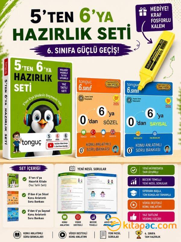 TONGUÇ 5 ten 6 ya HAZIRLIK SETİ - 1