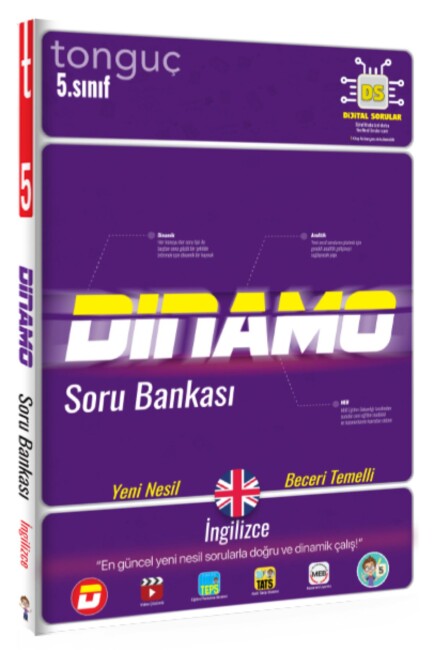 TONGUÇ 5.Sınıf İNGİLİZCE DİNAMO Soru Bankası - TONGUÇ YAYINLARI
