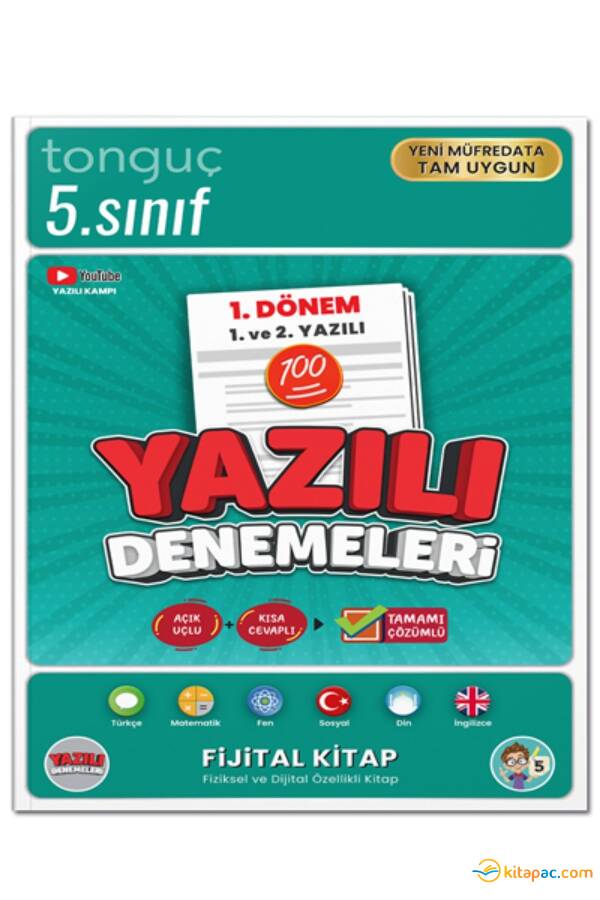 TONGUÇ 5.Sınıf YAZILI DENEMELERİ 1. DÖNEM 1 VE 2.YAZILI - 1