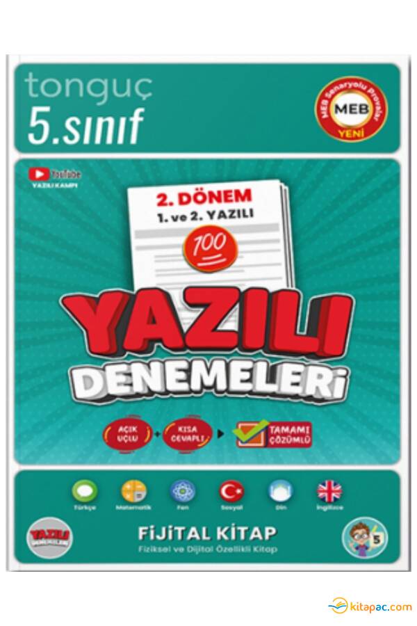 TONGUÇ 5.Sınıf YAZILI DENEMELERİ 2. DÖNEM 1.ve 2.YAZILI - 1