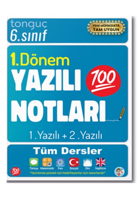 TONGUÇ 6.Sınıf YAZILI NOTLARI 1. DÖNEM 1 VE 2. YAZILI - TONGUÇ YAYINLARI