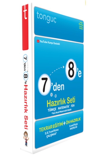 TONGUÇ 7 den 8 e HAZIRLIK SETİ - TONGUÇ YAYINLARI