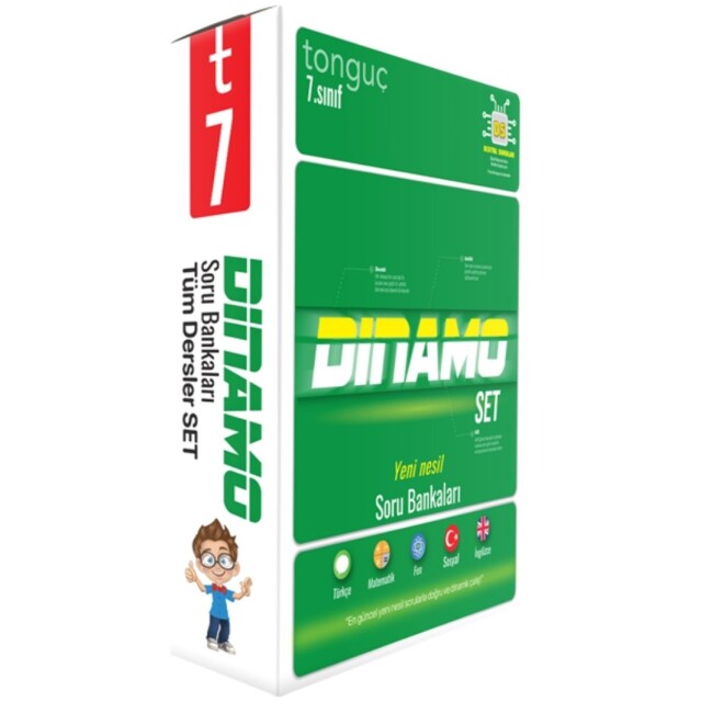 TONGUÇ 7.Sınıf DİNAMO TÜM DERSLER SORU BANKASI SETİ - TONGUÇ YAYINLARI