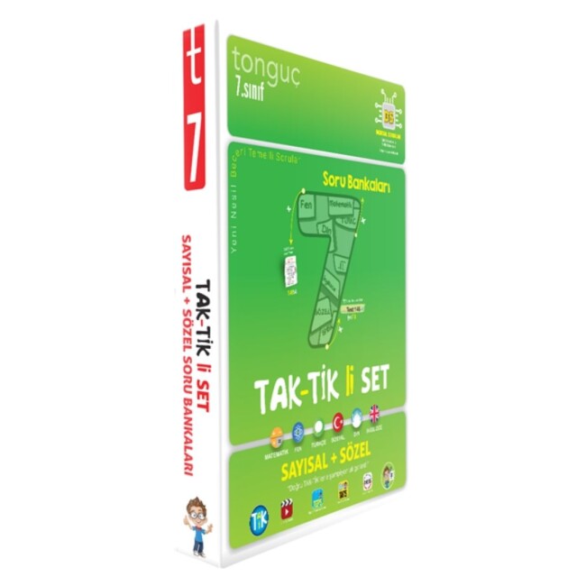 TONGUÇ 7.Sınıf TAKTİKLİ TÜM DERSLER Soru Bankası Seti - TONGUÇ YAYINLARI