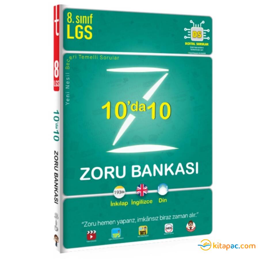 TONGUÇ 8.Sınıf 10 DA 10 ZORU BANKASI - 1