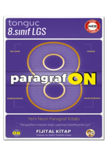 TONGUÇ 8.SINIF LGS PARAGRAFON SORU BANKASI - TONGUÇ YAYINLARI