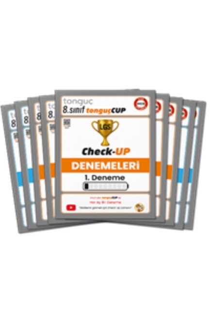 TONGUÇ 8.Sınıf TONGUÇCUP CHECK-UP DENEMELERİ - TONGUÇ YAYINLARI