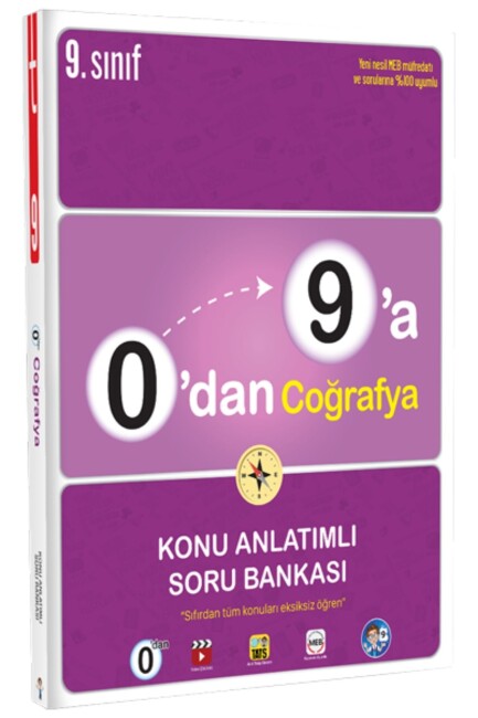 TONGUÇ 9.Sınıf 0 dan 9 a COĞRAFYA Konu Anlatımlı Soru Bankası - TONGUÇ YAYINLARI