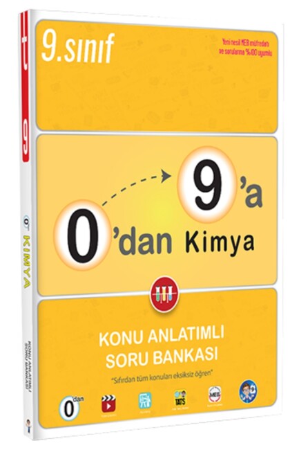 TONGUÇ 9.Sınıf 0 dan 9 a KİMYA K.A. Soru Bankası - TONGUÇ YAYINLARI