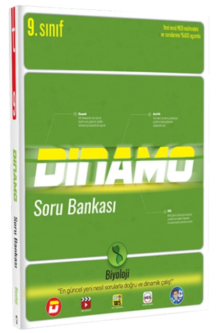 TONGUÇ 9.Sınıf BİYOLOJİ DİNAMO Soru Bankası - TONGUÇ YAYINLARI