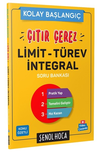 TONGUÇ AYT ÇITIR ÇEREZ LİMİT TÜREV İNTEGRAL Soru Bankası - TONGUÇ YAYINLARI