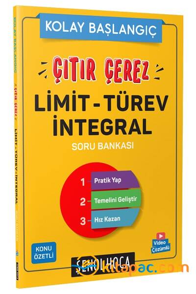 TONGUÇ AYT ÇITIR ÇEREZ LİMİT TÜREV İNTEGRAL Soru Bankası - 1