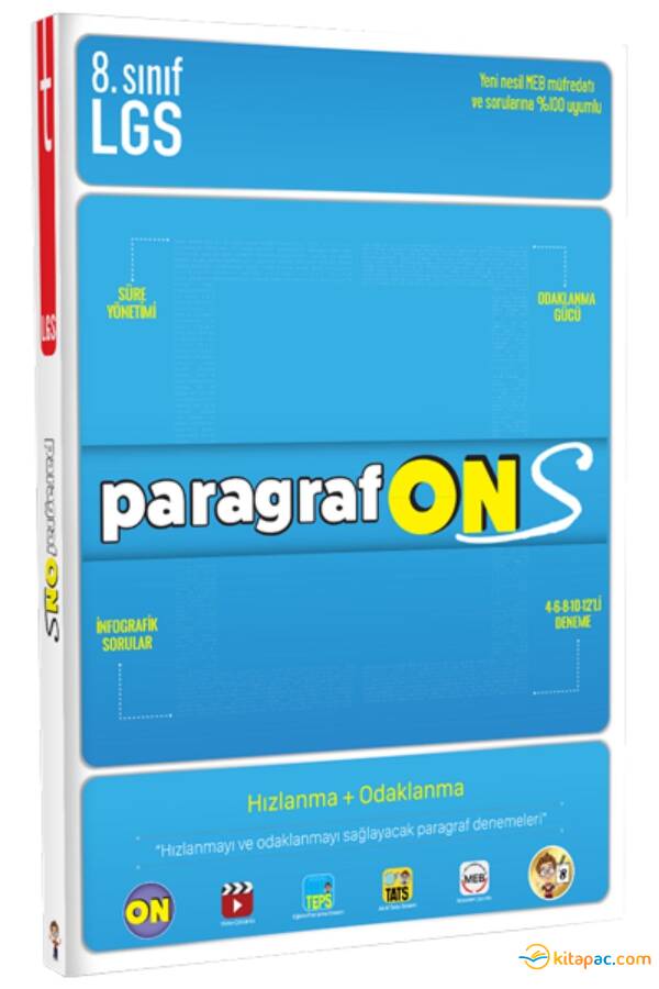 TONGUÇ PARAGRAFONS 5,6,7 ve 8.Sınıf LGS Paragraf Soru Bankası - 1