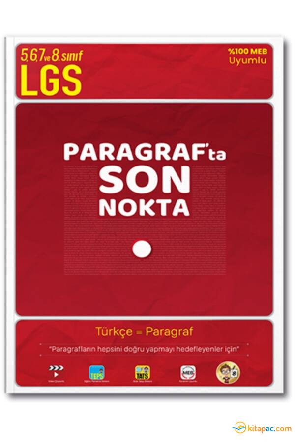 TONGUÇ PARAGRAFTA SON NOKTA 5,6,7.ve 8.SINIF LGS Paragraf Soru Bankası - 1