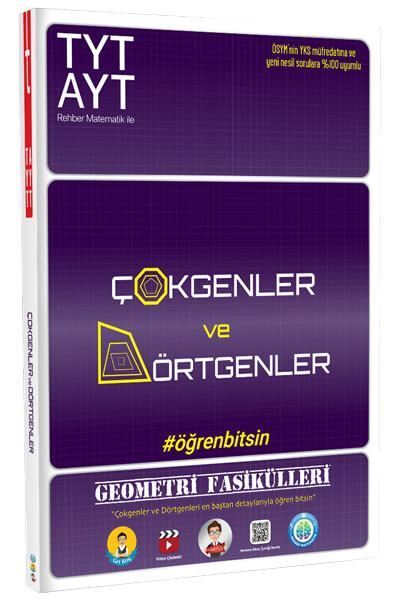 TONGUÇ TYT-AYT ÇOKGENLER VE DÖRTGENLER GEOMETRİ FASİKÜLLERİ - TONGUÇ YAYINLARI