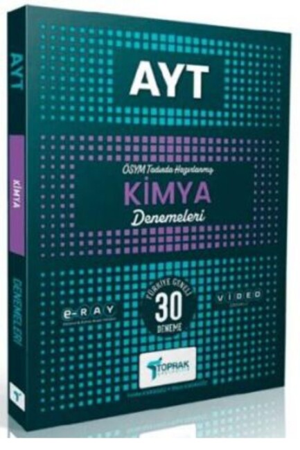 TOPRAK AYT KİMYA 30 DENEME - TOPRAK YAYINCILIK