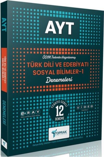 TOPRAK AYT TÜRK DİLİ VE EDEB.SOSYAL BİLİMLER 1 DENEMELERİ - TOPRAK YAYINCILIK