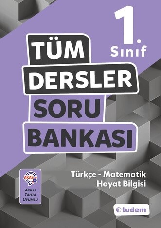 TUDEM 1.Sınıf TÜM DERSLER Soru Bankası - TUDEM EĞİTİM YAYINLARI