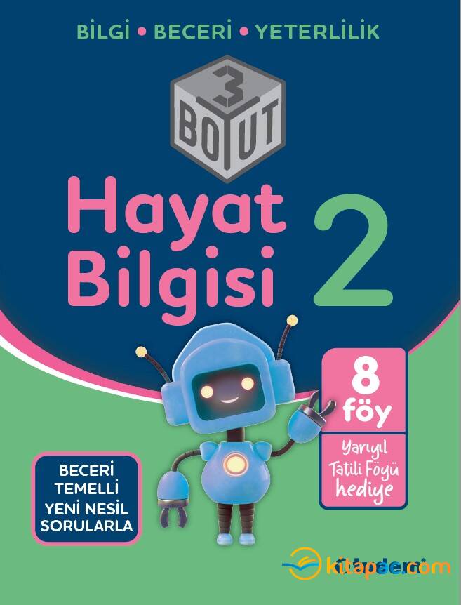 TUDEM 2.Sınıf HAYAT BİLGİSİ 3 BOYUT Beceri Temelli Yeni Nesil Sorularla - 1