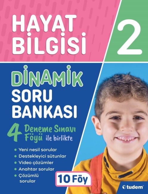 TUDEM 2.Sınıf HAYAT BİLGİSİ DİNAMİK Soru Bankası - TUDEM EĞİTİM YAYINLARI