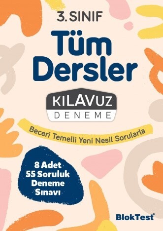 TUDEM 3.Sınıf BLOK TEST TÜM DERSLER KILAVUZ DENEME - TUDEM EĞİTİM YAYINLARI