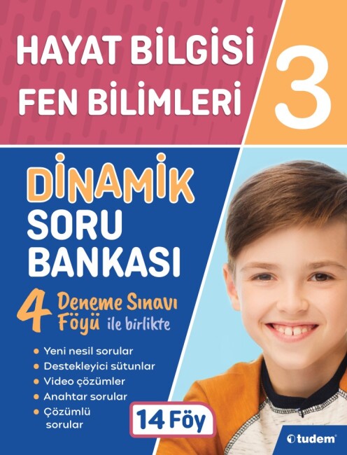 TUDEM 3.Sınıf HAYAT BİLGİSİ FEN BİLİMLERİ DİNAMİK Soru Bankası - TUDEM EĞİTİM YAYINLARI