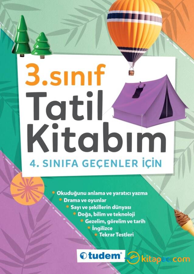 TUDEM 3.Sınıf TATİL KİTABIM 4. SINIFA GEÇENLER İÇİN - 1