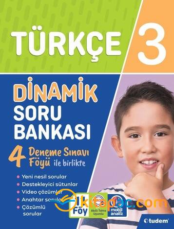 TUDEM 3.Sınıf TÜRKÇE DİNAMİK Soru Bankası - 1