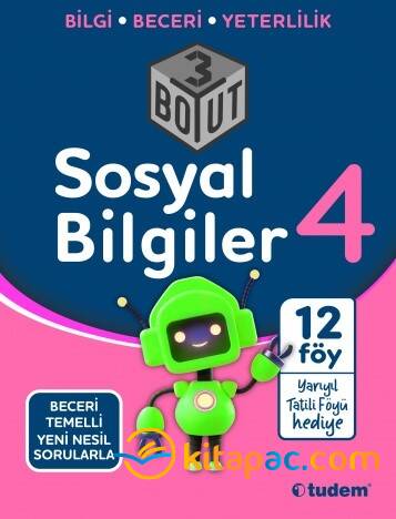 TUDEM 4.Sınıf SOSYAL BİLGİLER 3 BOYUT Beceri Temelli Yeni Nesil Sorularla - 1