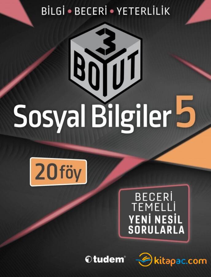 TUDEM 5.Sınıf SOSYAL BİLGİLER 3 BOYUT Yeni Nesil Soru Bankası - 1