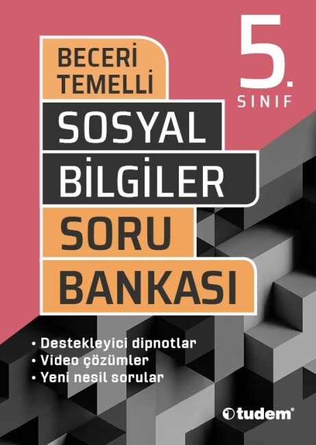 TUDEM 5.Sınıf SOSYAL BİLGİLER Beceri Temelli Soru Bankası - TUDEM EĞİTİM YAYINLARI