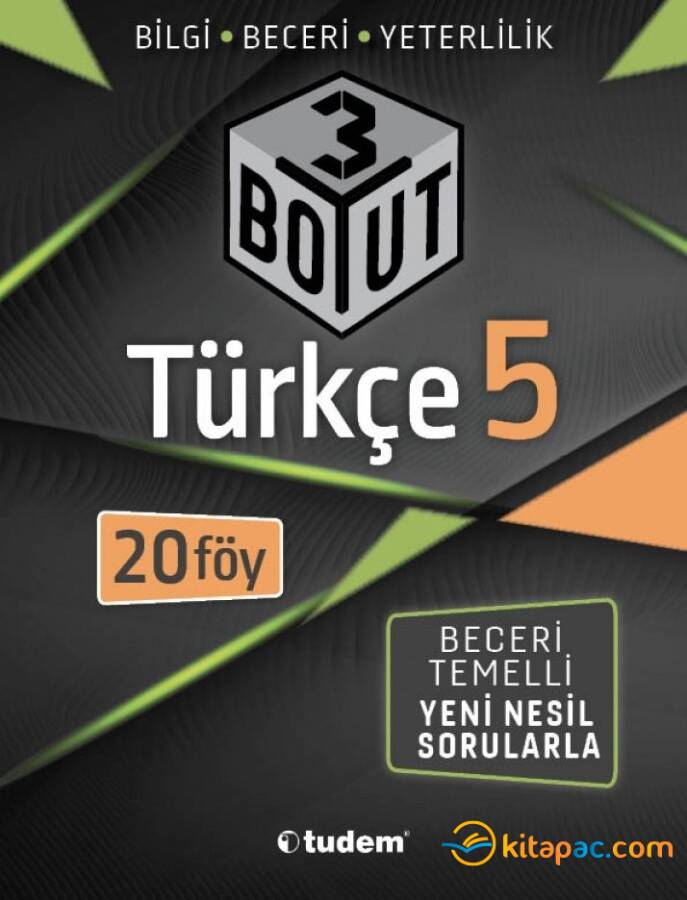 TUDEM 5.Sınıf TÜRKÇE 3 BOYUT Yeni Nesil Soru Bankası - 1