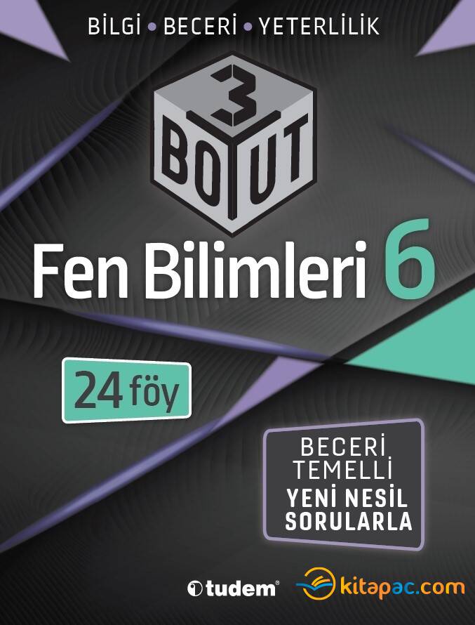 TUDEM 6.Sınıf FEN BİLİMLERİ 3 BOYUT Yeni Nesil Soru Bankası - 1