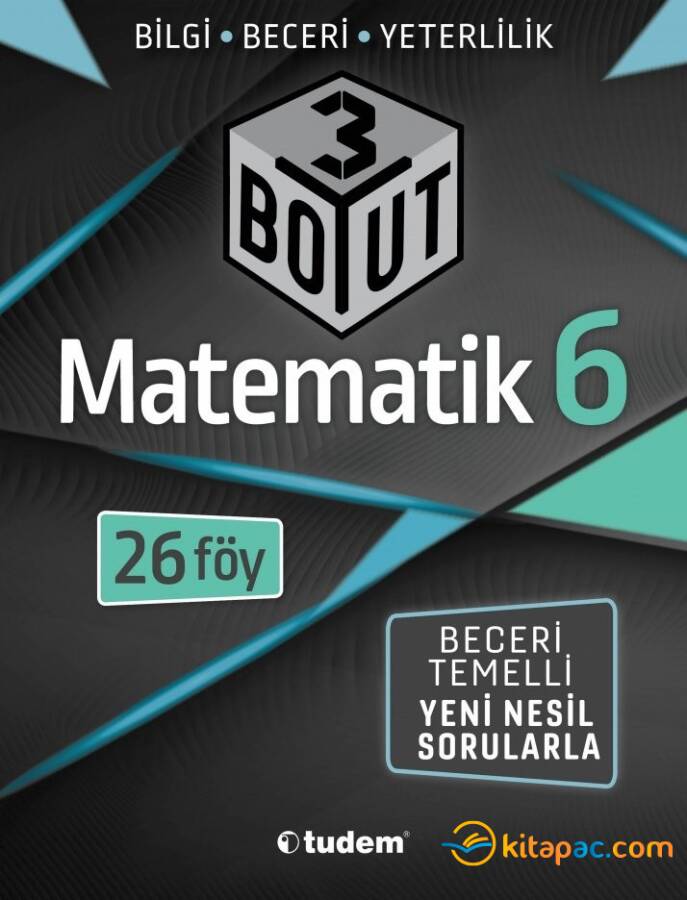 TUDEM 6.Sınıf MATEMATİK 3 BOYUT Yeni Nesil Soru Bankası - 1