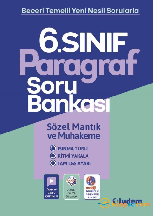 TUDEM 6.Sınıf PARAGRAF Soru Bankası - 1