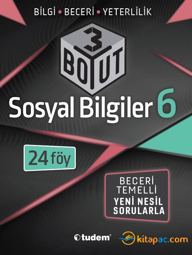 TUDEM 6.Sınıf SOSYAL BİLGİLER 3 BOYUT Yeni Nesil Soru Bankası - 1