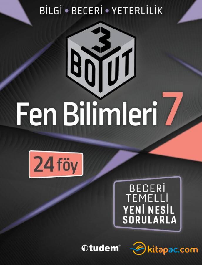 TUDEM 7.Sınıf FEN BİLİMLERİ 3 BOYUT Yeni Nesil Soru Bankası - 1