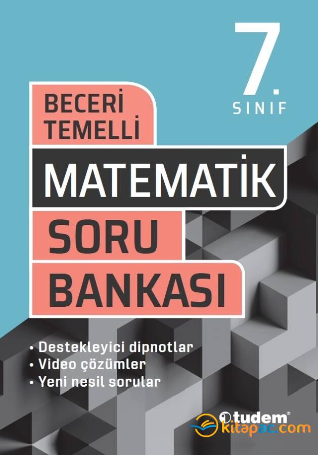 TUDEM 7.Sınıf MATEMATİK Beceri Temelli Soru Bankası - 1