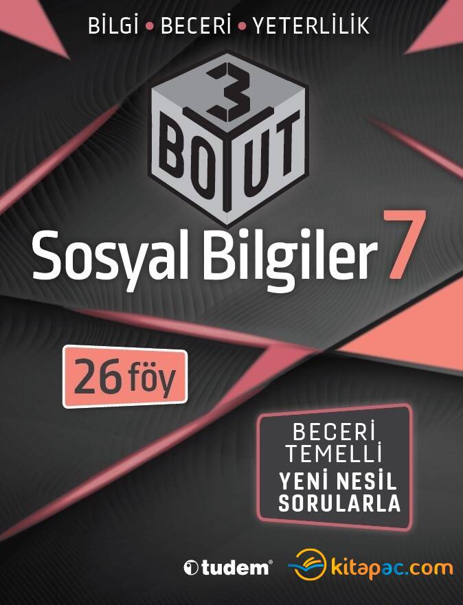 TUDEM 7.Sınıf SOSYAL BİLGİLER 3 BOYUT Yeni Nesil Soru Bankası - 1