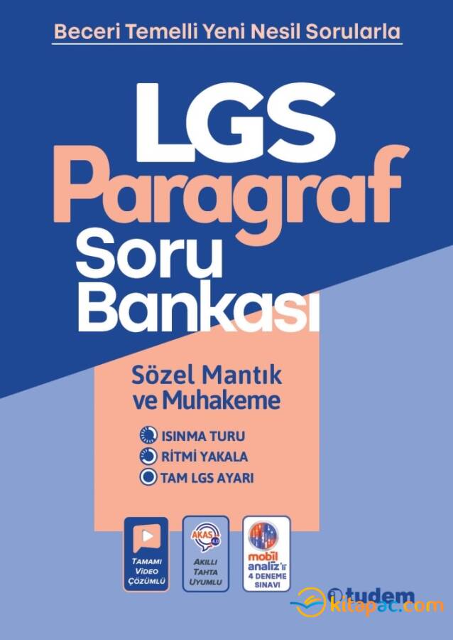 TUDEM 8.Sınıf LGS PARAGRAF Soru Bankası - 1