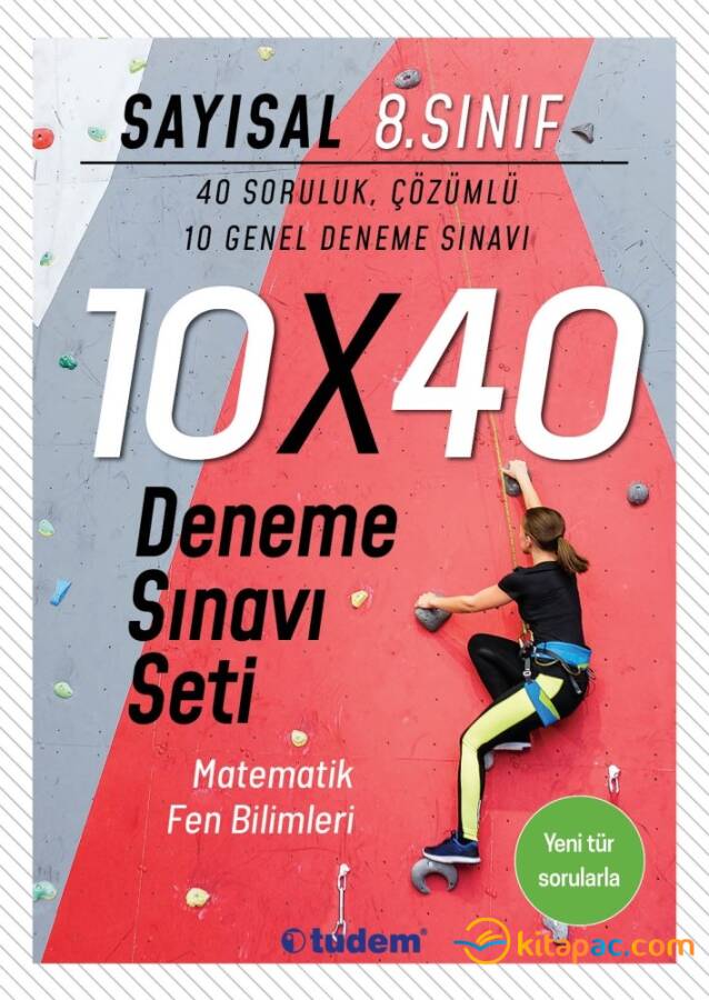 TUDEM 8.Sınıf SAYISAL 10*50 Deneme Sınavı Seti - 1