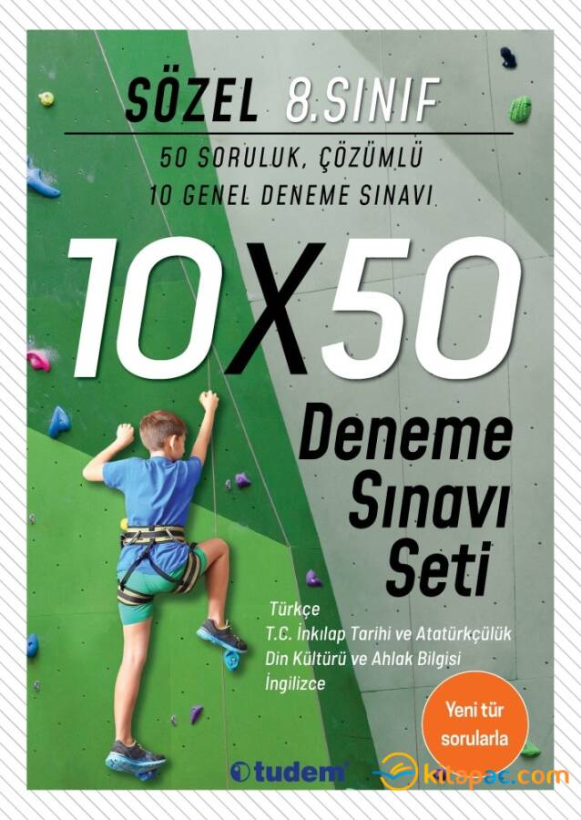 TUDEM 8.Sınıf SÖZEL 10*50 Deneme Sınavı Seti - 1