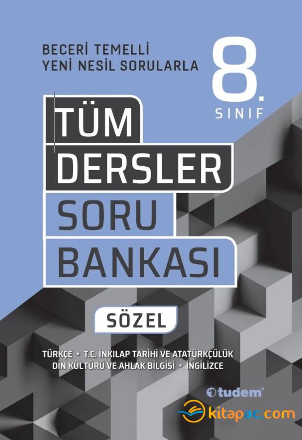 TUDEM 8.Sınıf TÜM DERSLER SÖZEL Beceri Temelli Soru Bankası - 1