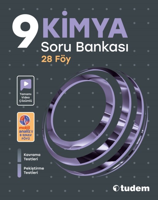 TUDEM 9.Sınıf KİMYA Soru Bankası 28 Föy - TUDEM EĞİTİM YAYINLARI
