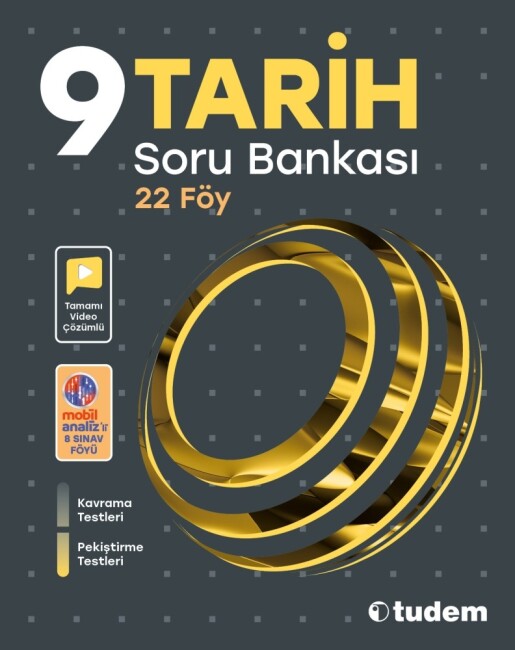 TUDEM 9.Sınıf TARİH Soru Bankası Föy - TUDEM EĞİTİM YAYINLARI