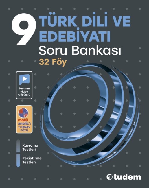 TUDEM 9.Sınıf TÜRK DİLİ VE EDEBİYATI Soru Bankası - TUDEM EĞİTİM YAYINLARI